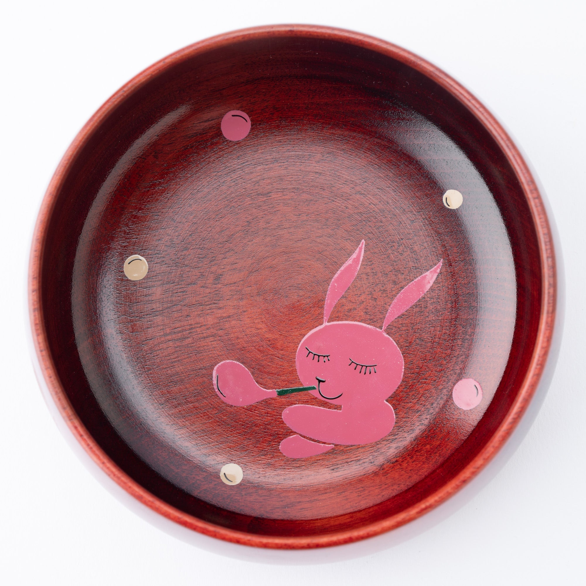 Yamanaka Lacquerware Animal Design Series Children's Bowl - MUSUBI KILN - Quality Japanese Tableware and Gift