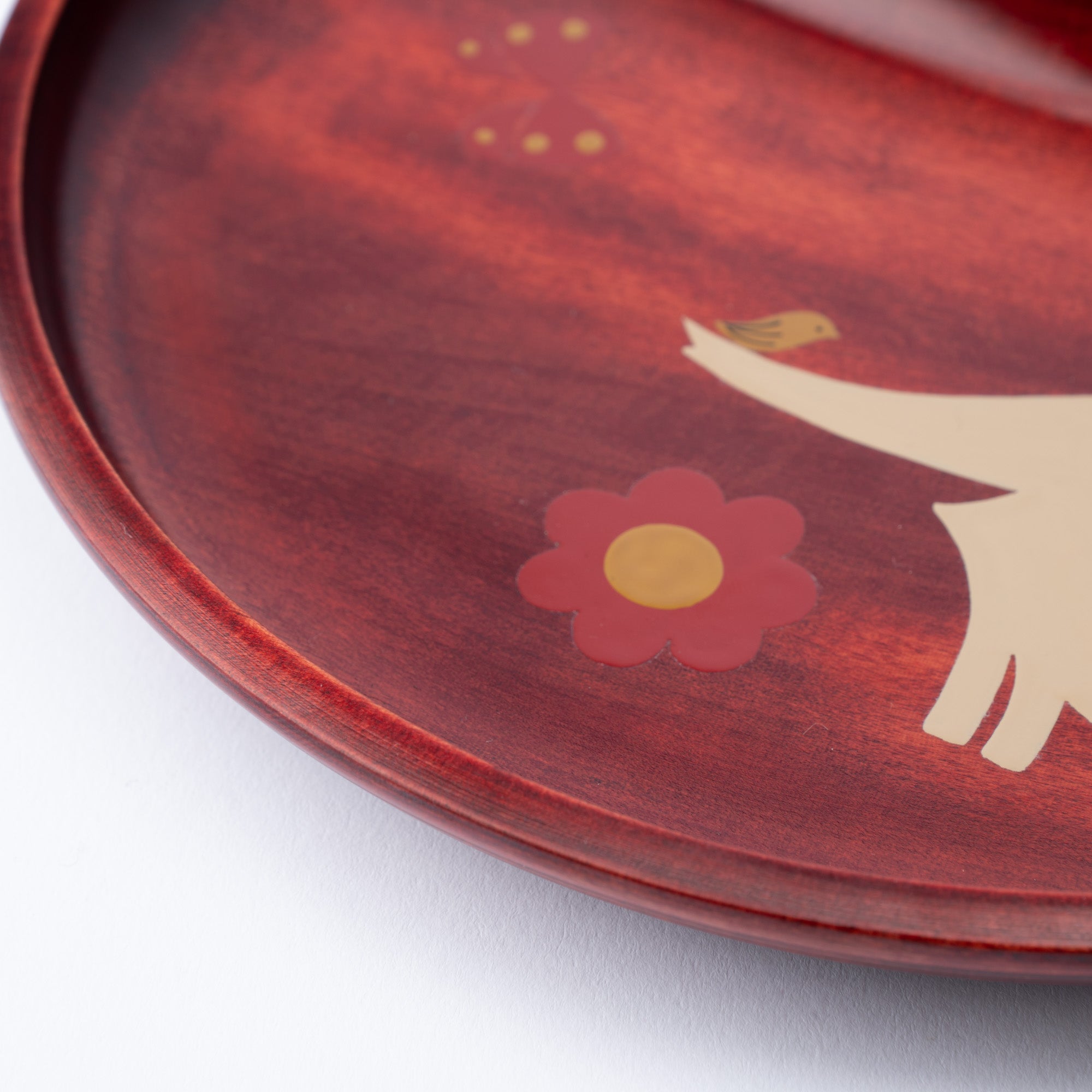 Yamanaka Lacquerware Animal Design Series Children's Divided Plate - MUSUBI KILN - Quality Japanese Tableware and Gift