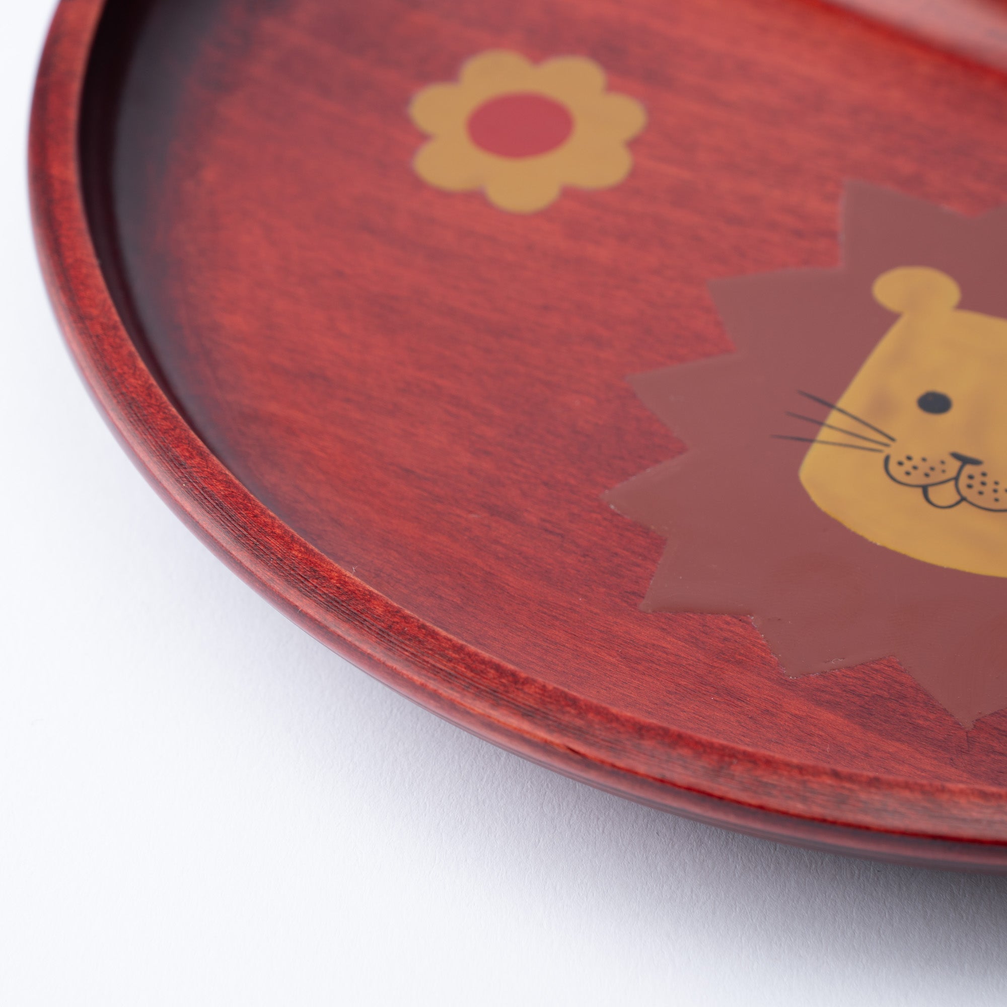 Yamanaka Lacquerware Animal Design Series Children's Divided Plate - MUSUBI KILN - Quality Japanese Tableware and Gift