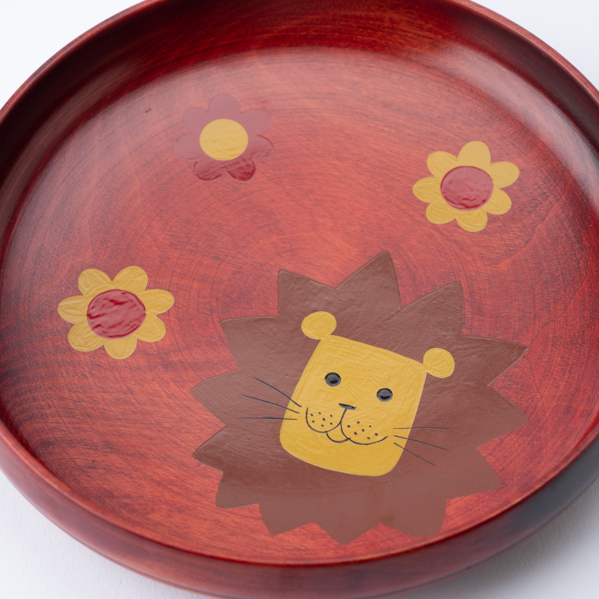 Yamanaka Lacquerware Animal Design Series Children's Plate - MUSUBI KILN - Quality Japanese Tableware and Gift