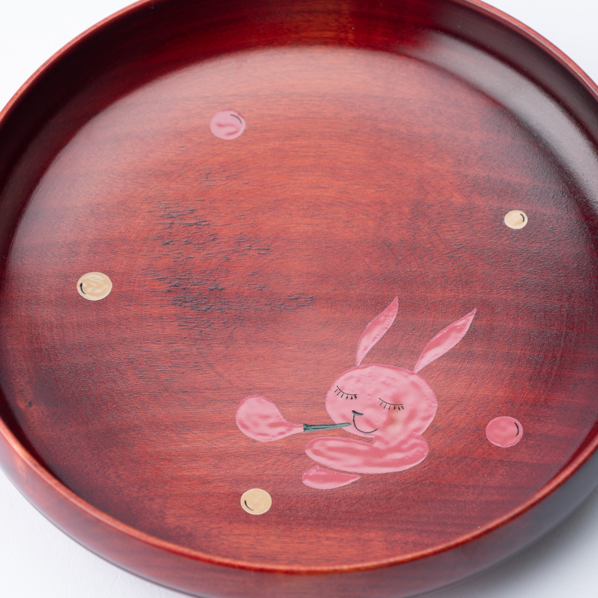 Yamanaka Lacquerware Animal Design Series Children's Plate - MUSUBI KILN - Quality Japanese Tableware and Gift