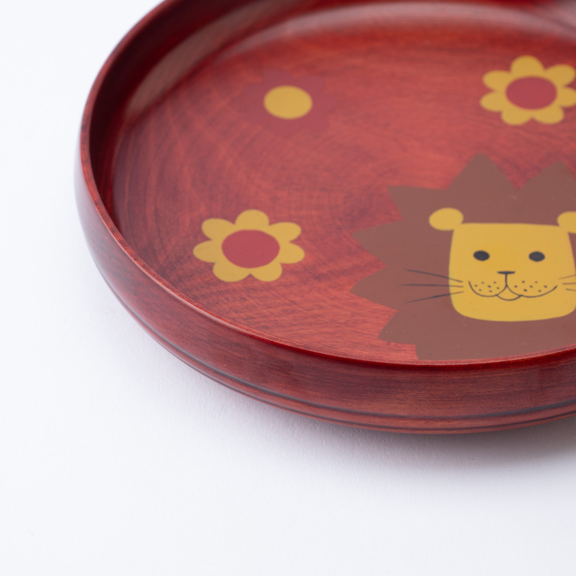 Yamanaka Lacquerware Animal Design Series Children's Plate - MUSUBI KILN - Quality Japanese Tableware and Gift