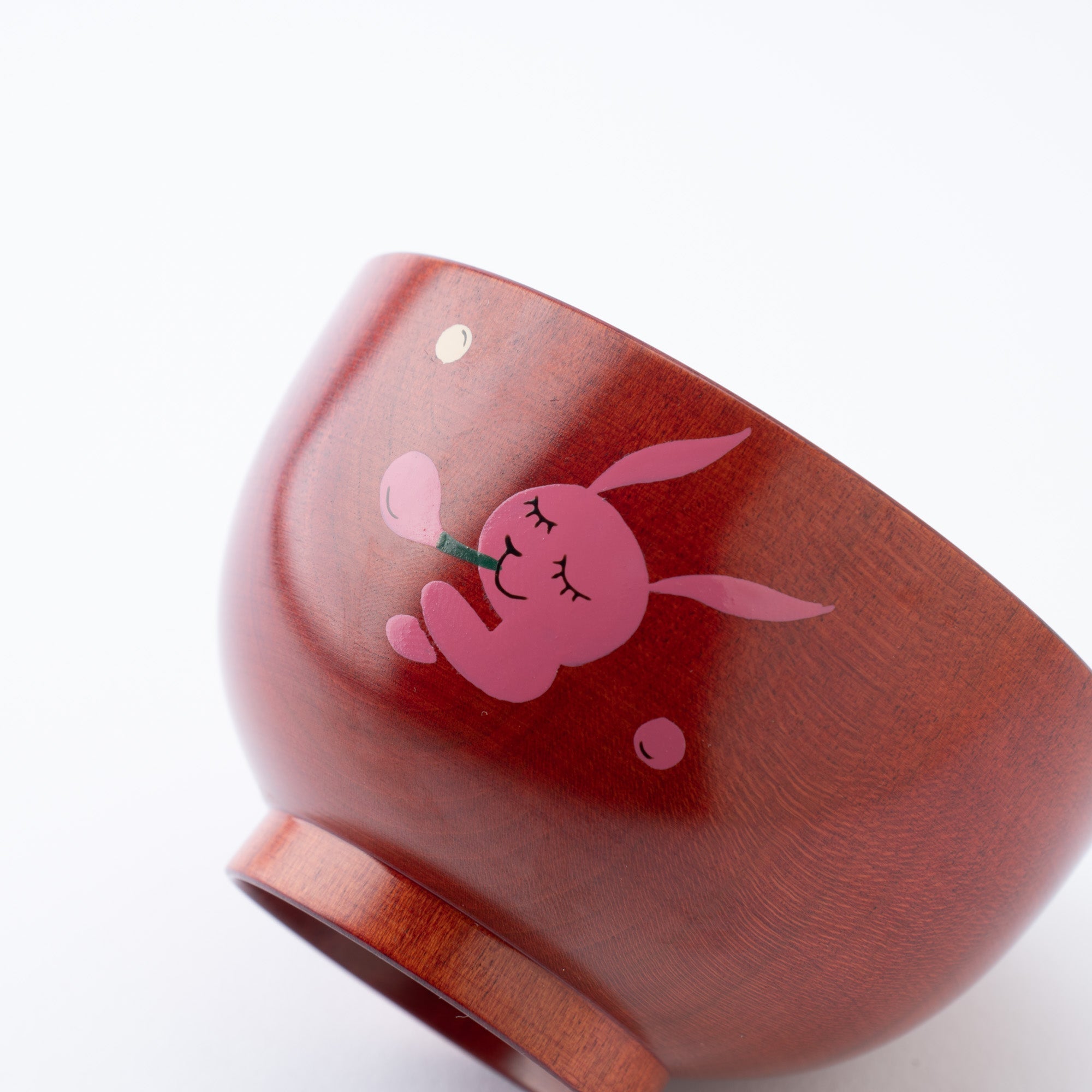 Yamanaka Lacquerware Animal Design Series Children's Soup Bowl - MUSUBI KILN - Quality Japanese Tableware and Gift