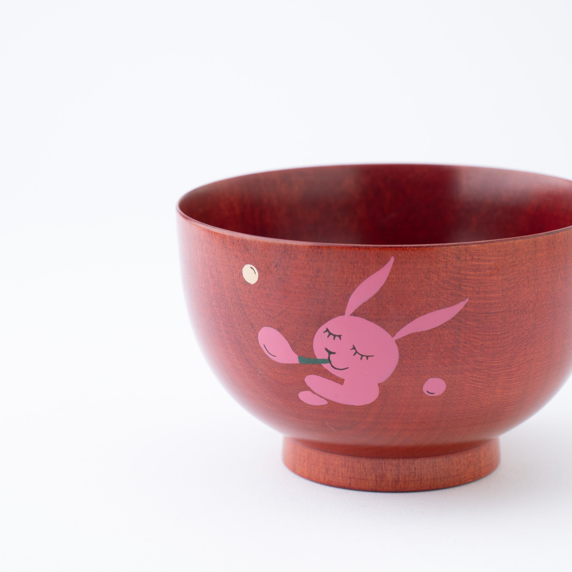 Yamanaka Lacquerware Animal Design Series Children's Soup Bowl - MUSUBI KILN - Quality Japanese Tableware and Gift