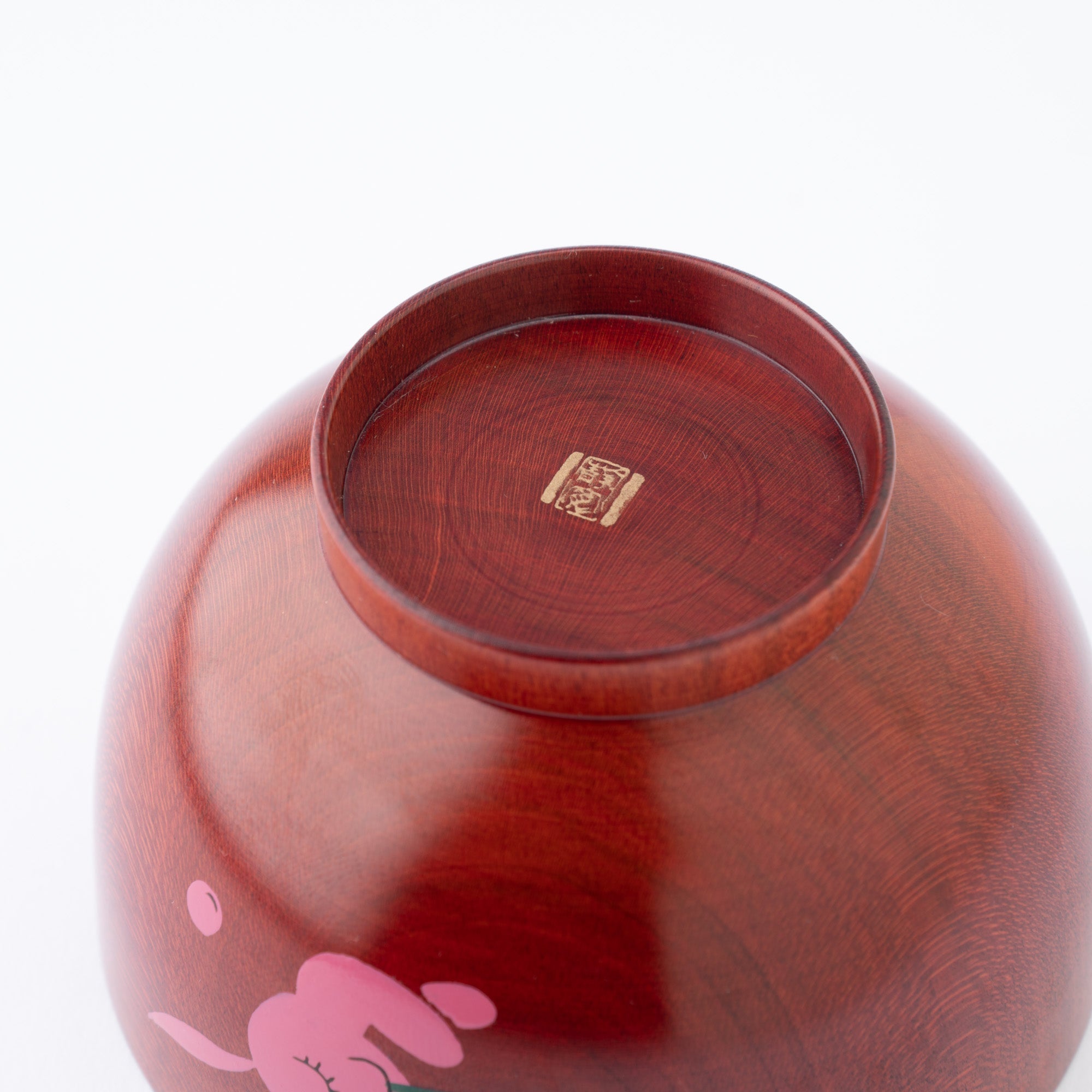 Yamanaka Lacquerware Animal Design Series Children's Soup Bowl - MUSUBI KILN - Quality Japanese Tableware and Gift