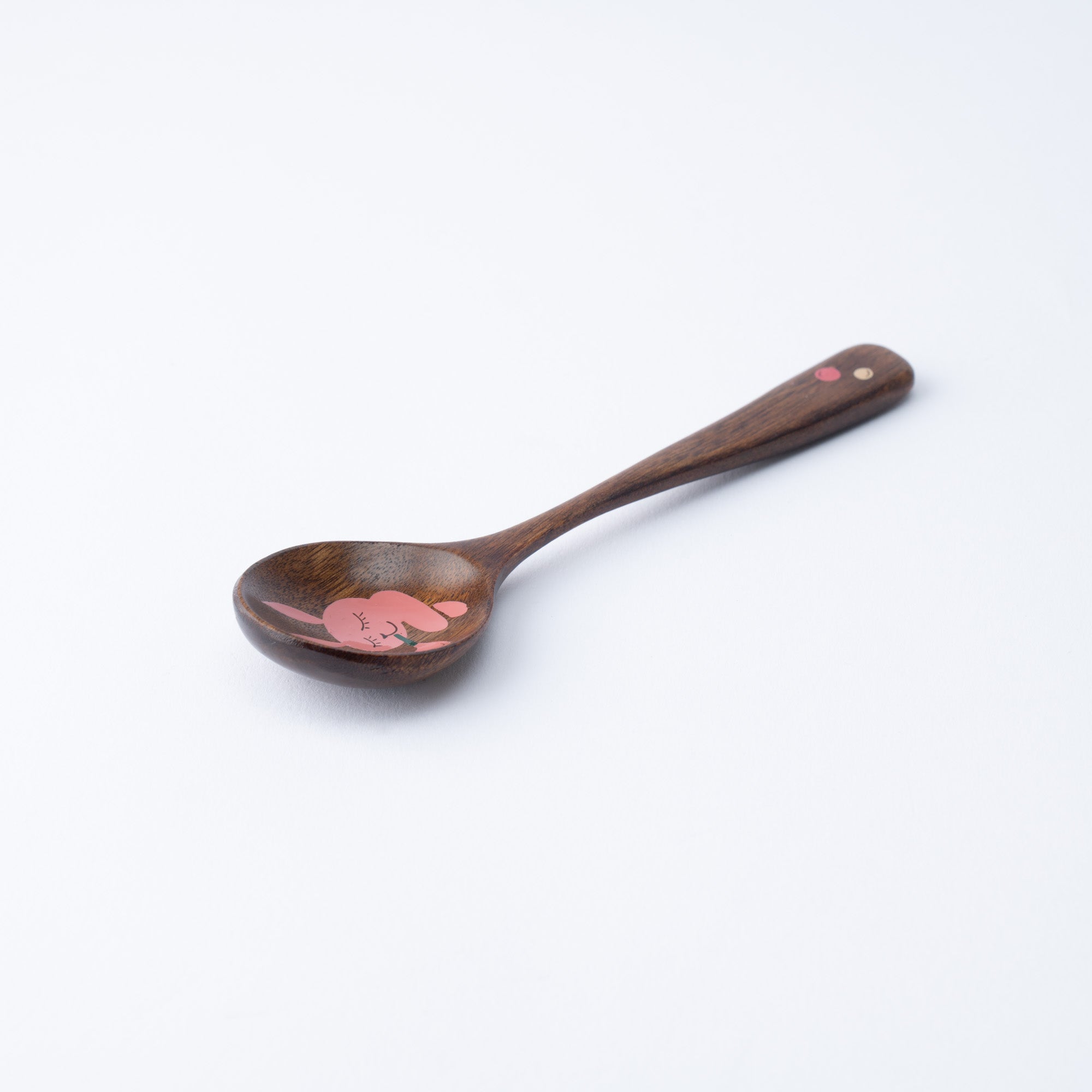 Yamanaka Lacquerware Animal Design Series Children's Spoon - MUSUBI KILN - Quality Japanese Tableware and Gift