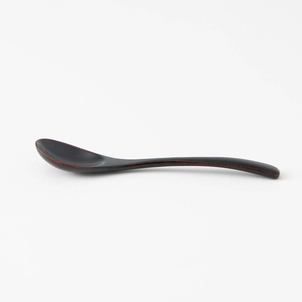 Yamanaka Lacquerware Dessert Spoon - MUSUBI KILN - Quality Japanese Tableware and Gift