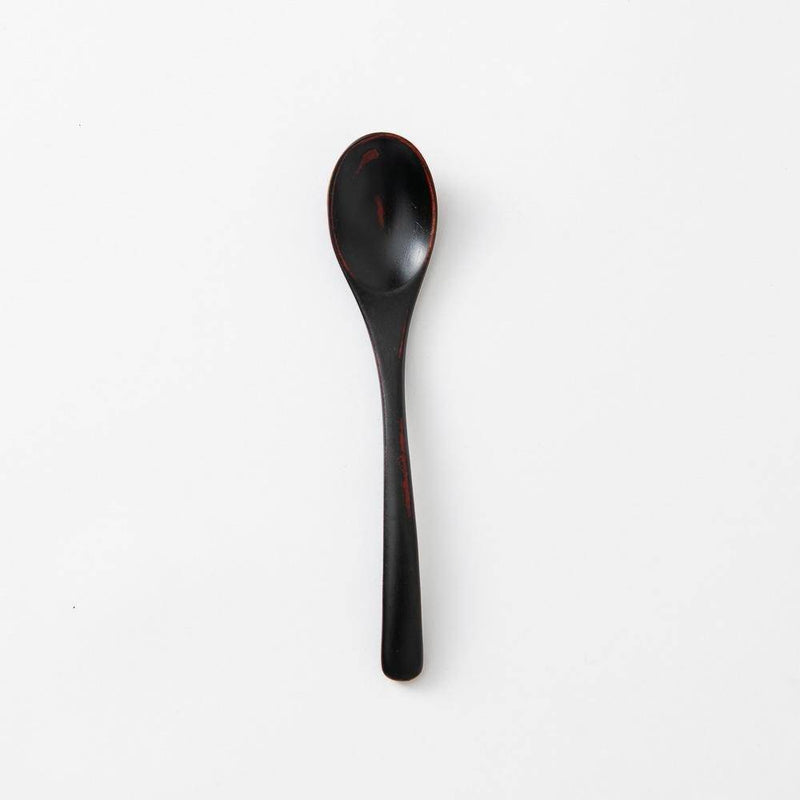 Yamanaka Lacquerware Dessert Spoon - MUSUBI KILN - Quality Japanese Tableware and Gift