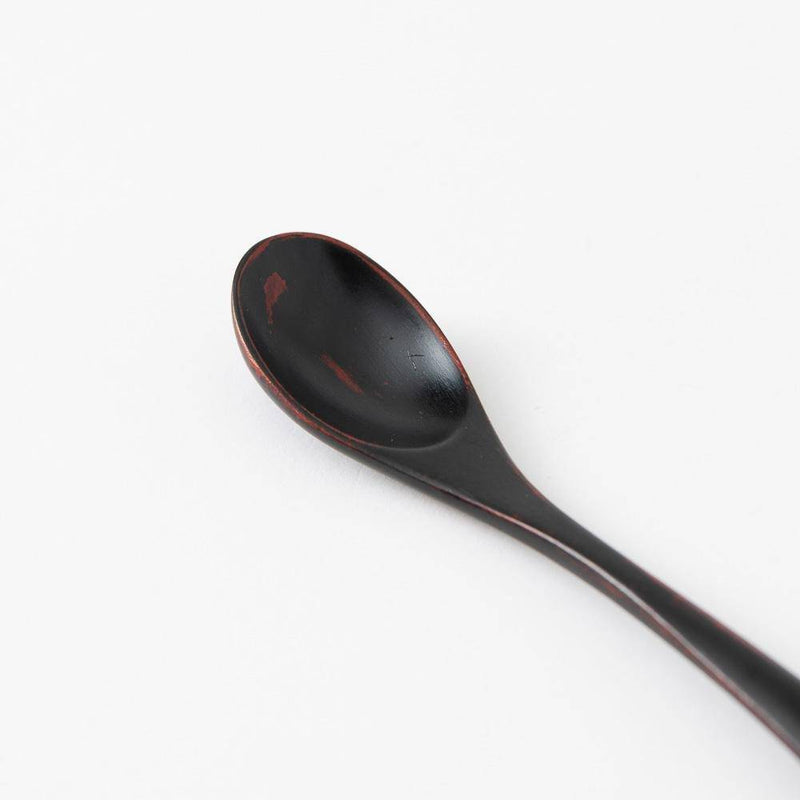 Yamanaka Lacquerware Dessert Spoon - MUSUBI KILN - Quality Japanese Tableware and Gift