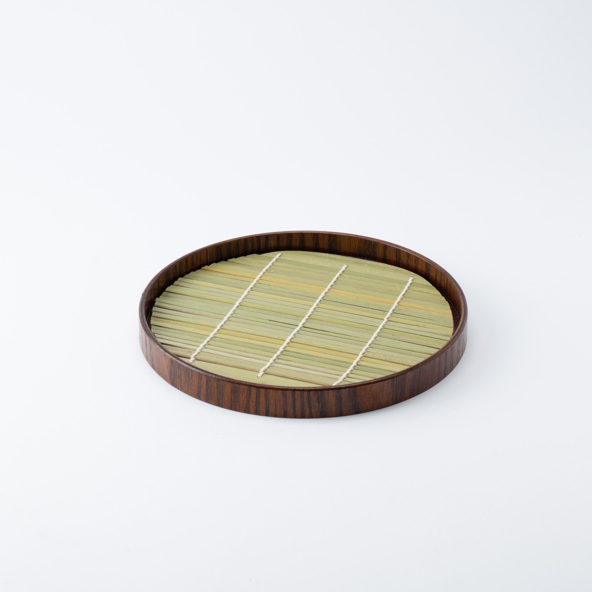 Yamanaka Lacquerware Round Japanese Soba Tray - MUSUBI KILN - Quality Japanese Tableware and Gift