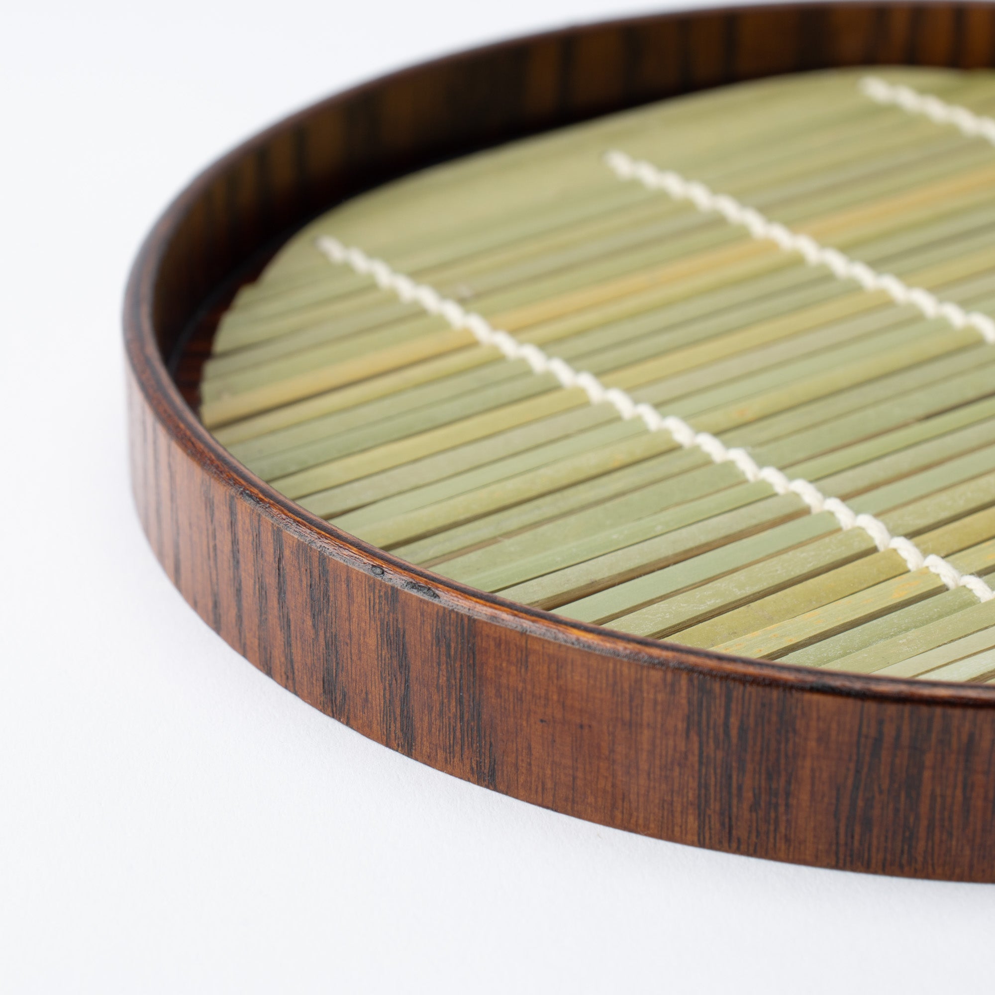 Yamanaka Lacquerware Round Japanese Soba Tray - MUSUBI KILN - Quality Japanese Tableware and Gift