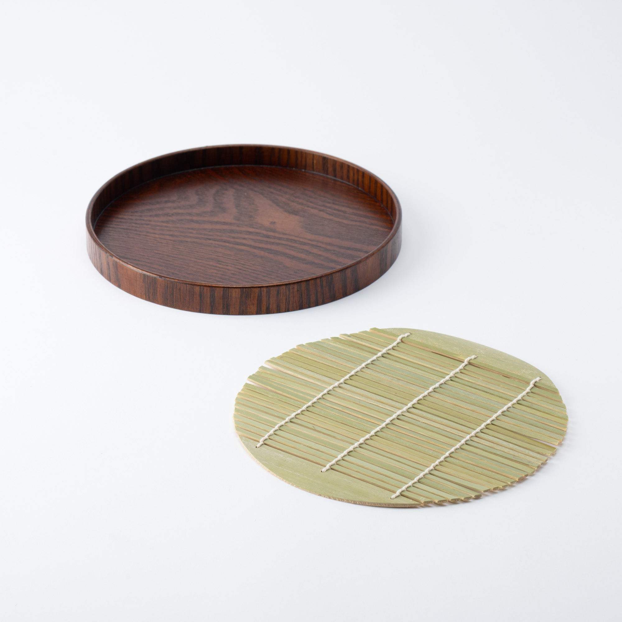 Yamanaka Lacquerware Round Japanese Soba Tray - MUSUBI KILN - Quality Japanese Tableware and Gift