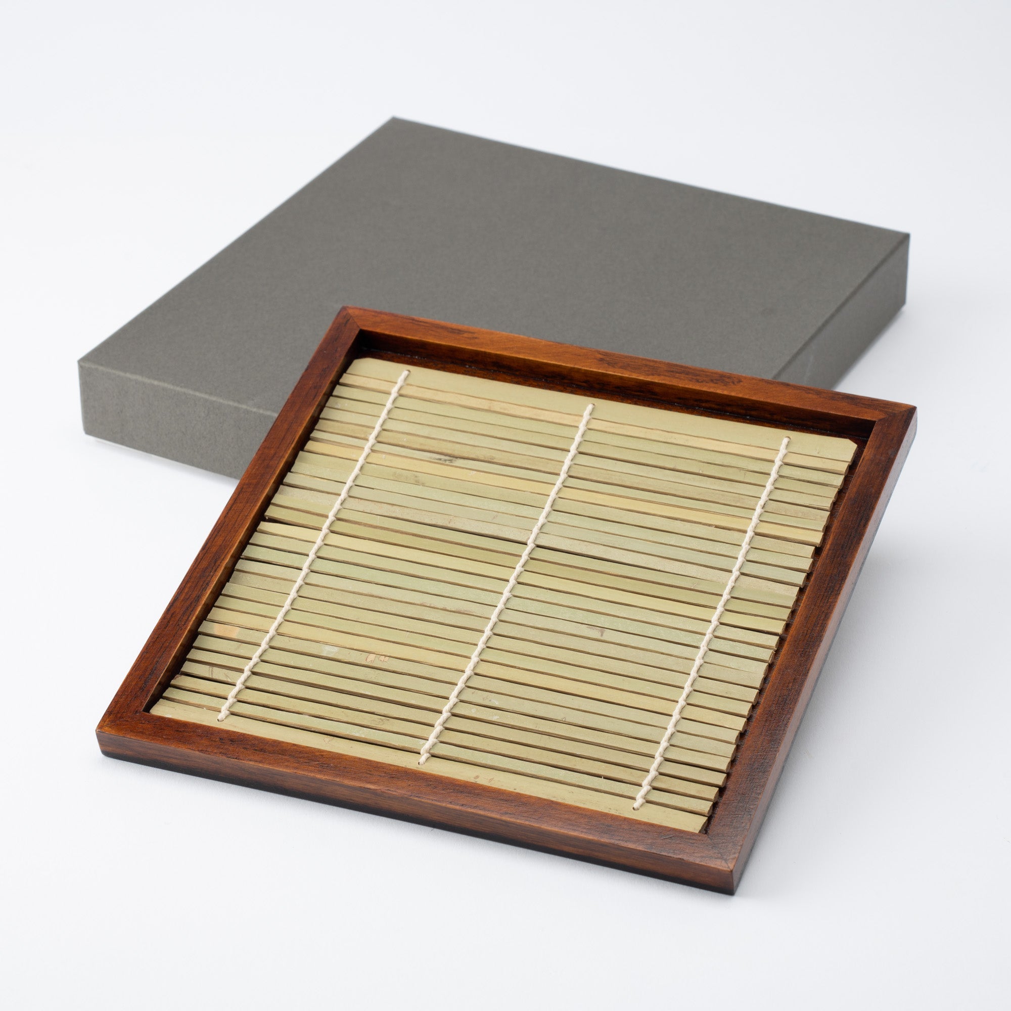 Yamanaka Lacquerware Square Low Japanese Soba Tray - MUSUBI KILN - Quality Japanese Tableware and Gift