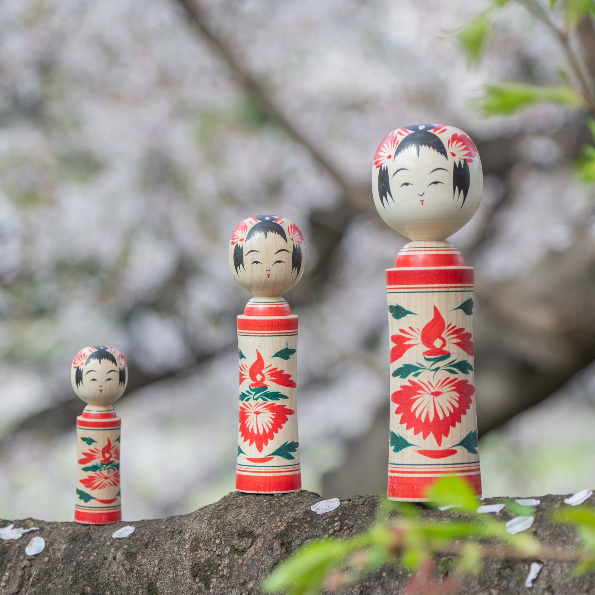 Yasuo Okazaki Naruko Kokeshi Doll L (24cm/9.4in)　 - MUSUBI KILN - Quality Japanese Tableware and Gift