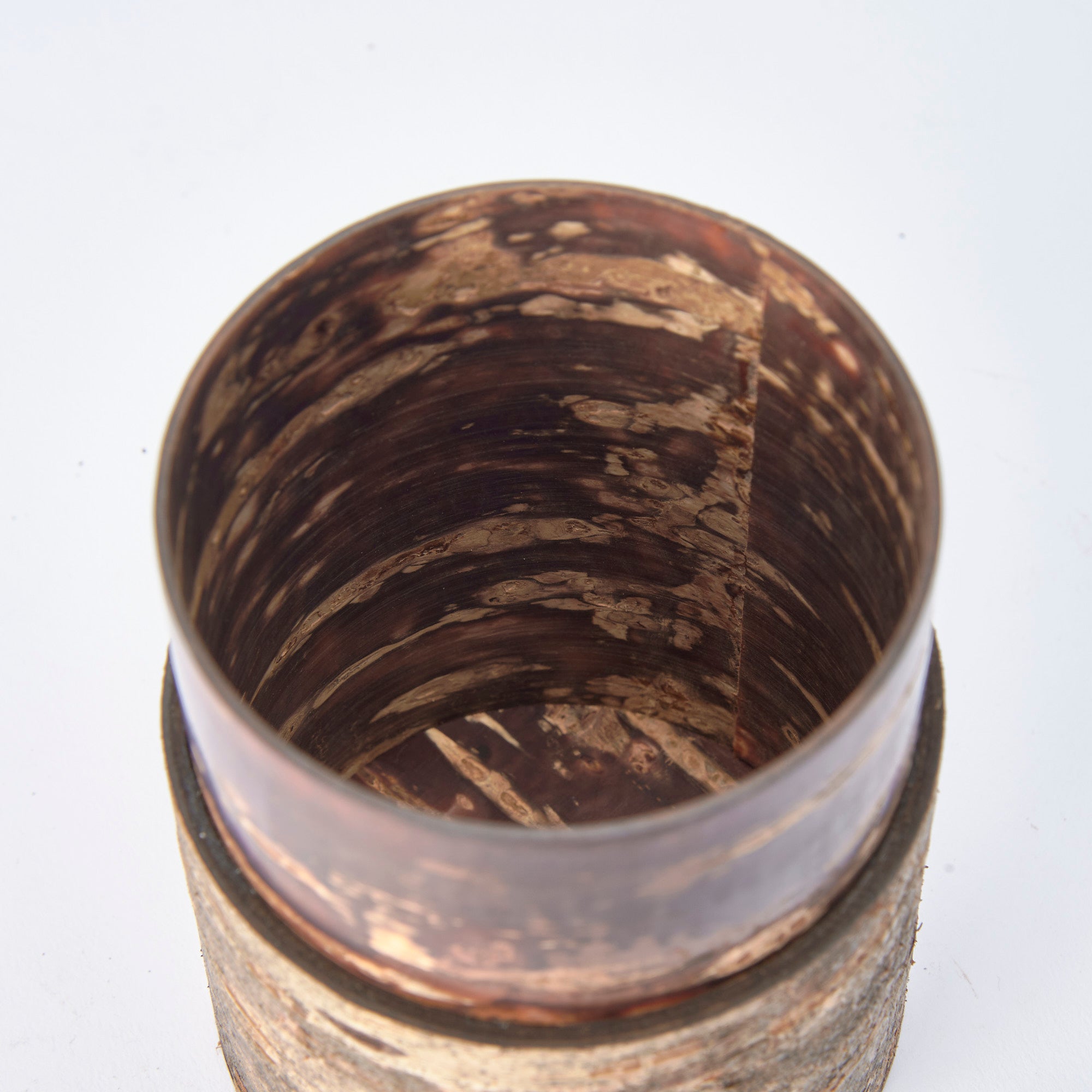 Yatsuyanagi Frosted Akita Cherry Bark Work Tea Canister - MUSUBI KILN - Quality Japanese Tableware and Gift