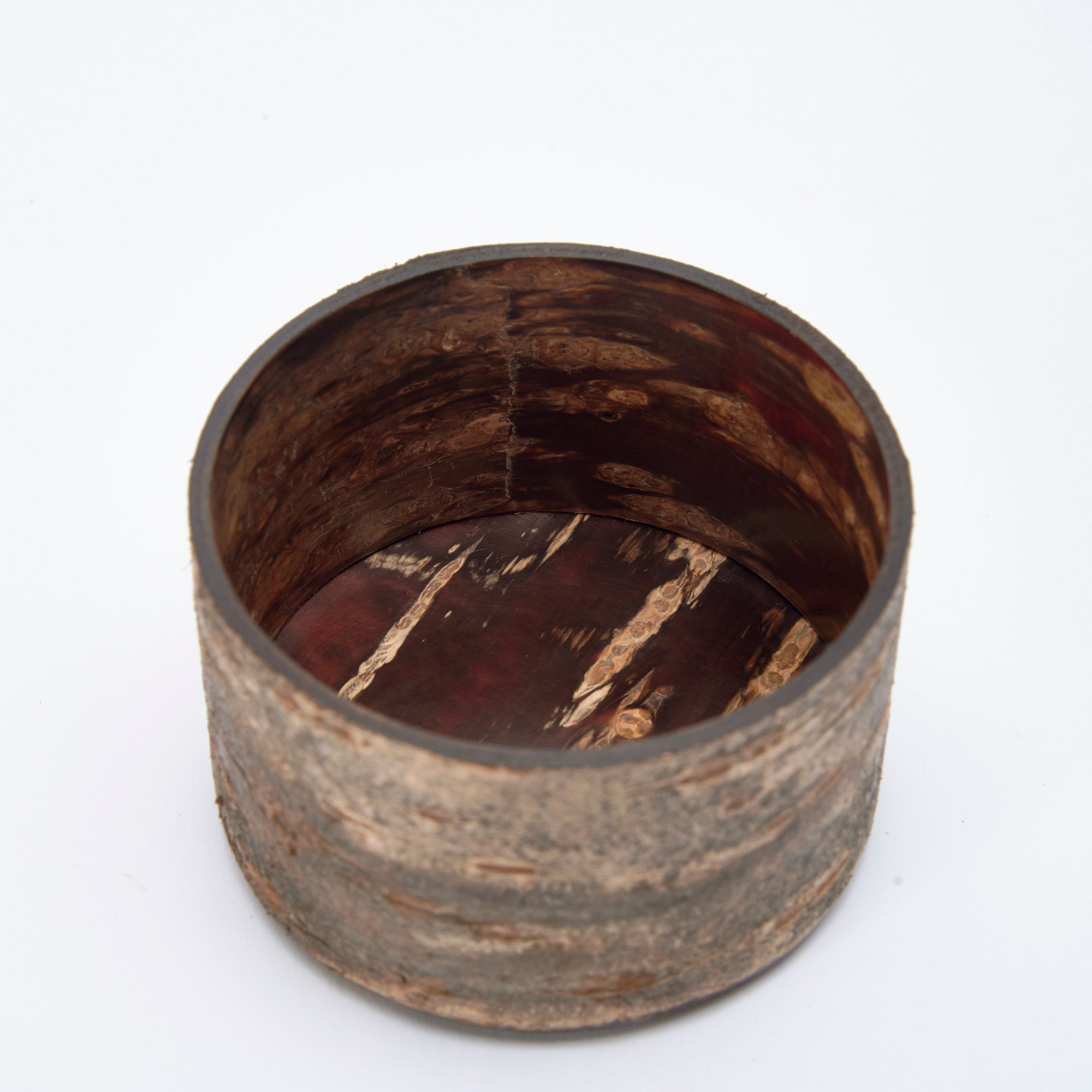 Yatsuyanagi Frosted Akita Cherry Bark Work Tea Canister - MUSUBI KILN - Quality Japanese Tableware and Gift