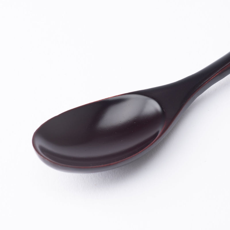 Yatsuyanagi Lacquered Akita Cherry Bark Work Wooden Spoon - MUSUBI KILN - Quality Japanese Tableware and Gift