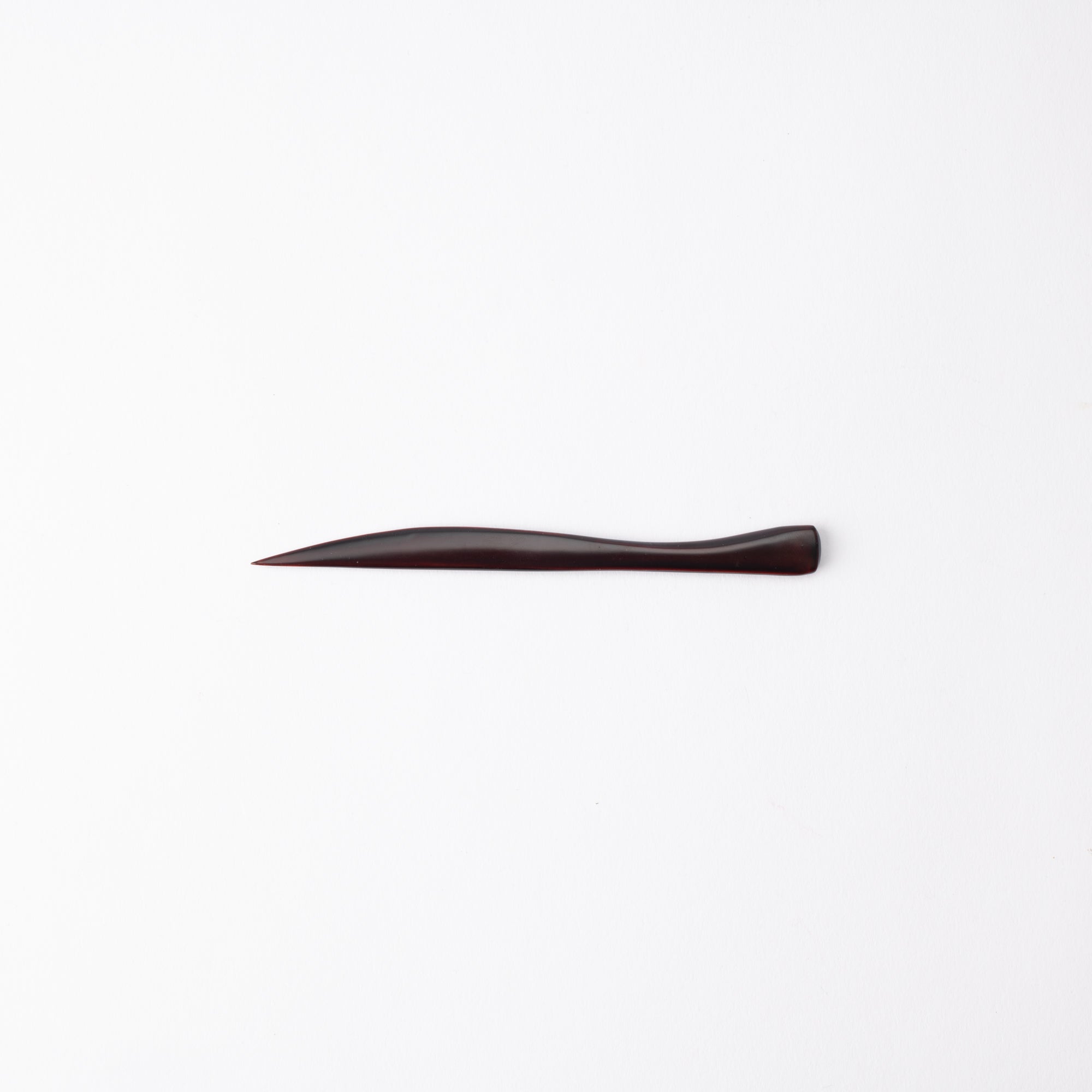 Yatsuyanagi Lacquered Akita Cherry Bark Work Wooden Wagashi Knife - MUSUBI KILN - Quality Japanese Tableware and Gift