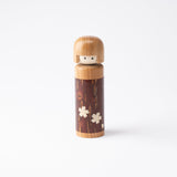 Yatsuyanagi Sakura Akita Cherry Bark Work Kokeshi - MUSUBI KILN - Quality Japanese Tableware and Gift