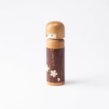 Yatsuyanagi Sakura Akita Cherry Bark Work Kokeshi - MUSUBI KILN - Quality Japanese Tableware and Gift