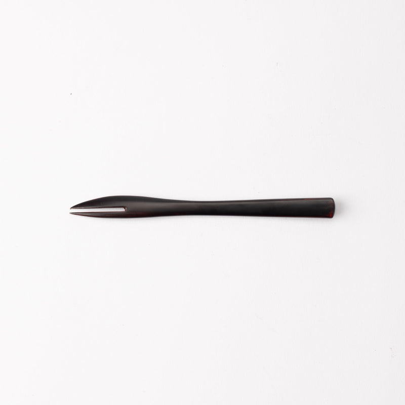 Yatsuyanagi Sakura Akita Cherry Bark Work Lacquered Fork - MUSUBI KILN - Quality Japanese Tableware and Gift