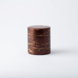 Yatsuyanagi Sakura Akita Cherry Bark Work Tea Canister - MUSUBI KILN - Quality Japanese Tableware and Gift