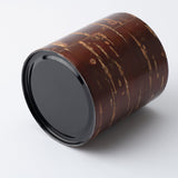 Yatsuyanagi Sakura Akita Cherry Bark Work Tea Canister - MUSUBI KILN - Quality Japanese Tableware and Gift