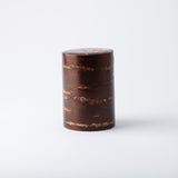 Yatsuyanagi Shell Inlay Original Akita Cherry Bark Work Tea Canister - MUSUBI KILN - Quality Japanese Tableware and Gift