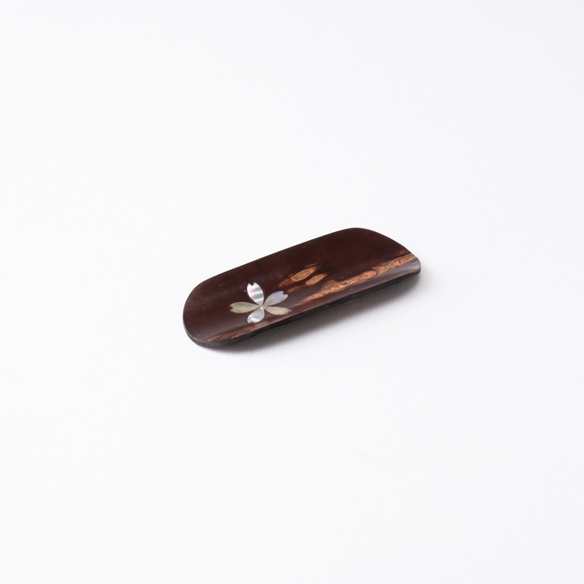 Yatsuyanagi Shell Inlay Sakura Akita Cherry Bark Work Chasaji Teaspoon - MUSUBI KILN - Quality Japanese Tableware and Gift