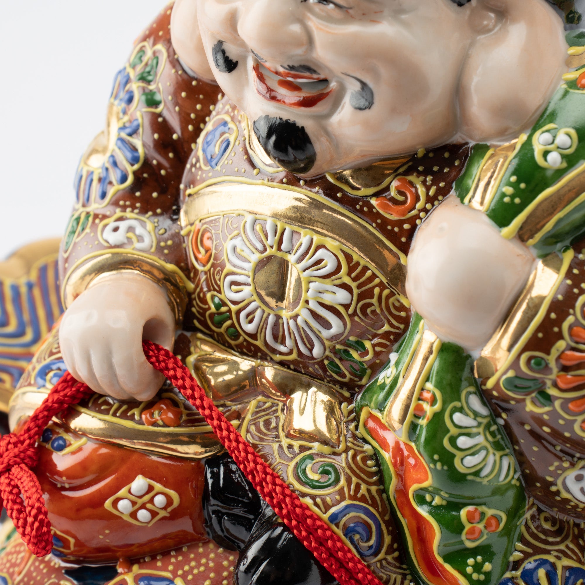 Yoneda Yuzan Kutani Daikokuten Riding A Mallet - MUSUBI KILN - Quality Japanese Tableware and Gift