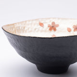 Yoshita Kasho Glass Sakura Silver Matcha Bowl Chawan - MUSUBI KILN - Quality Japanese Tableware and Gift