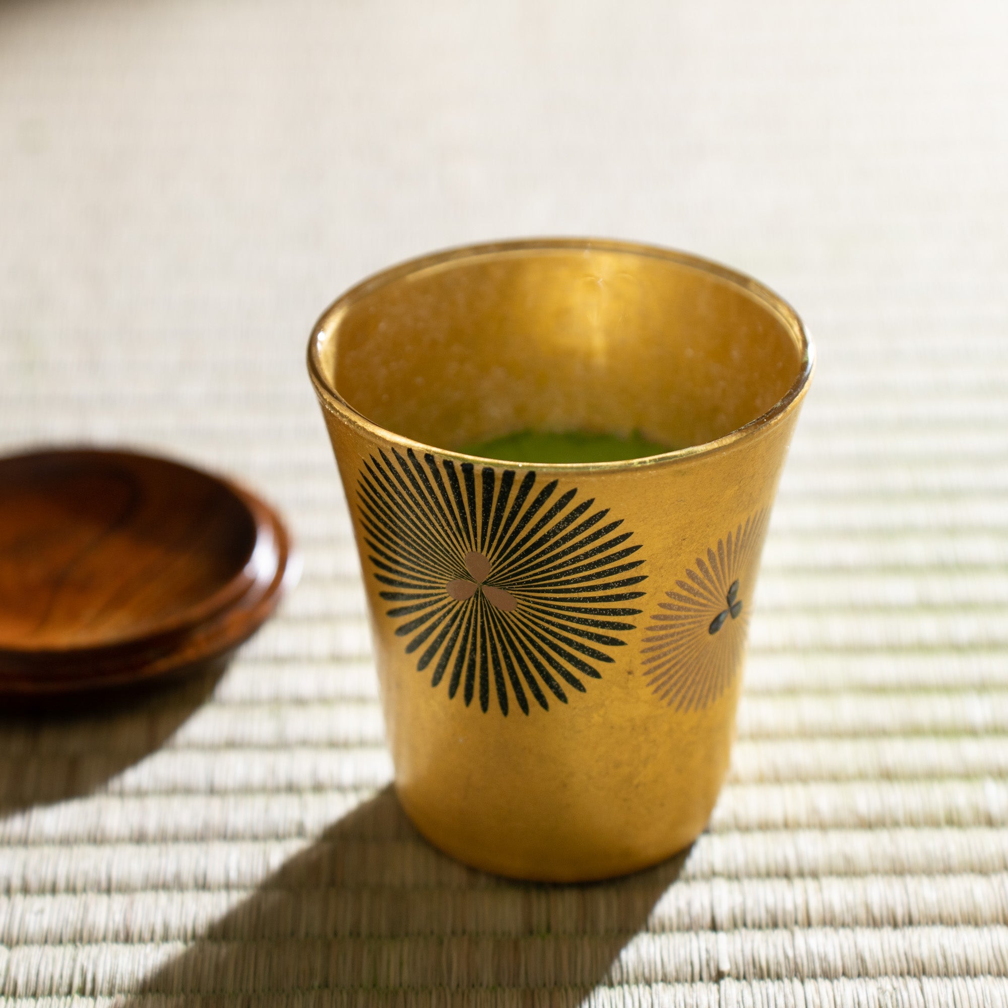 Yoshita Kasho Larch Tree Glass Natsume Matcha Container - MUSUBI KILN - Quality Japanese Tableware and Gift