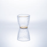 Yoshita Kasho Maple Leaves Maki - e Glass Sake Cup - MUSUBI KILN - Quality Japanese Tableware and Gift