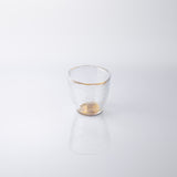 Yoshita Kasho Sakura Maki - e Glass Sake Cup - MUSUBI KILN - Quality Japanese Tableware and Gift