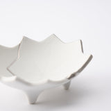 Zuiho Kiln Two Maple Leaves Three - footed Delicacy Small Bowl - MUSUBI KILN - Quality Japanese Tableware and Gift