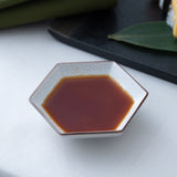 Hachi-Kutani Plover Hexagonal Sauce Plate