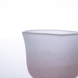 Hirota Pink Fubuki 3-Piece Edo Glass Sake Set