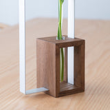 ALART Aluminum Rectangular Window Frame Single Flower Vase