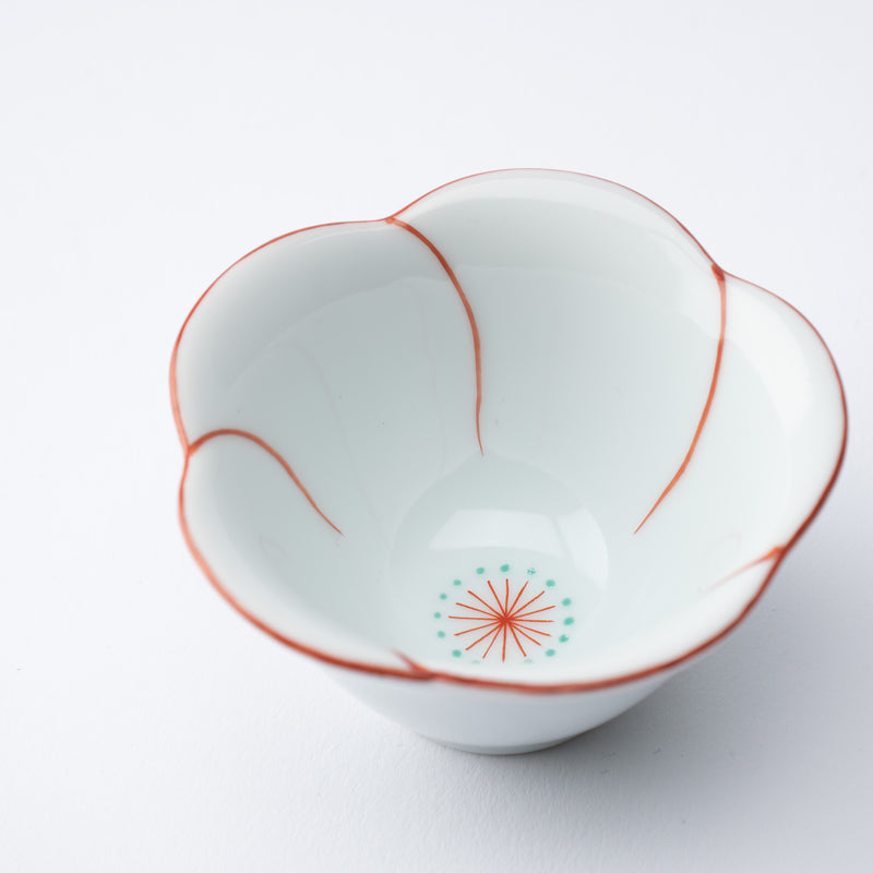 Arita Porcelain Lab Yazaemon Plum-shaped Kobachi Small Bowl Set