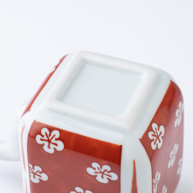 Acme Japan Handpainted Red Clay Ceramic Miniature Cookware Set - Ruby Lane