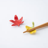 Ihoshiro Kiln Leaves Series Mino Ware Chopstick Rest