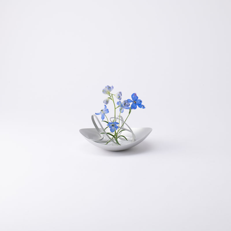 ALART Aluminum Hana-Asobi Flower Vase Set (3 bowls and 6 wire bases)