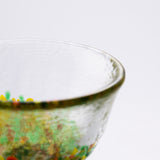 Hirota Four Seasons Color Edo Glass Ochoko Sake Cup