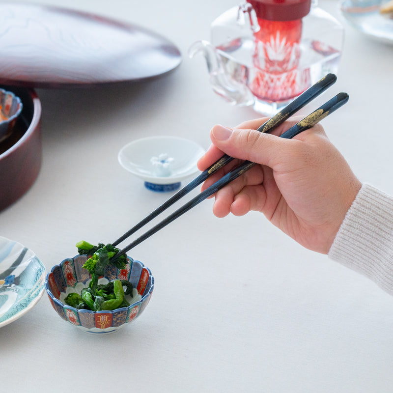 Issou Zuiun Maki-e Wakasa Lacquer Chopsticks 20.5cm/8.1in or 23cm/9in, MUSUBI KILN