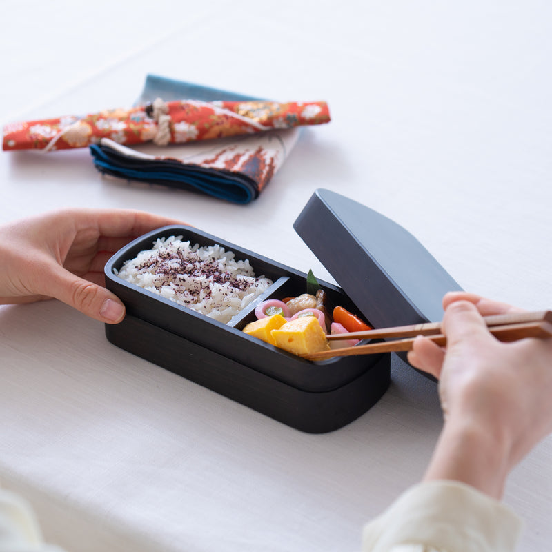 Tsunoda Seibee Kishu Cypress Rectangle Bento Box