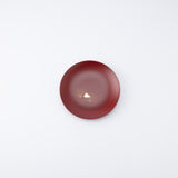 Ritsuzan Tomita Pine Echizen Lacquerware Red Side Plate Set