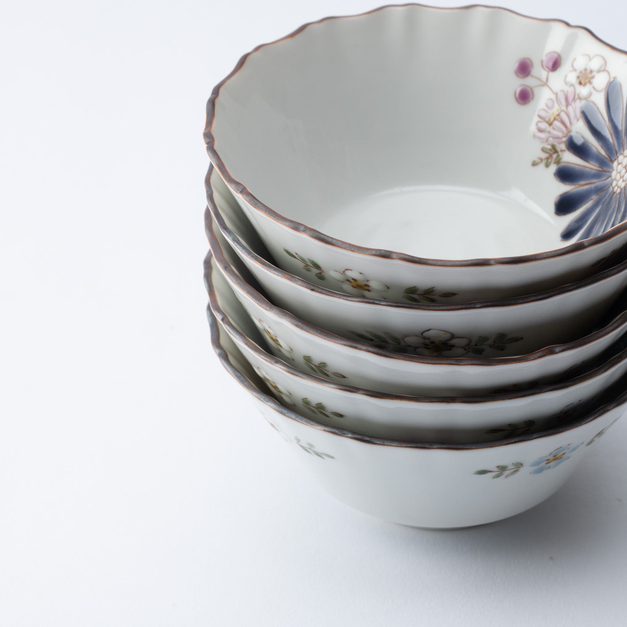 Atelier Yu Brilliant Flower Kutani Kobachi Bowl - MUSUBI KILN - Quality Japanese Tableware and Gift