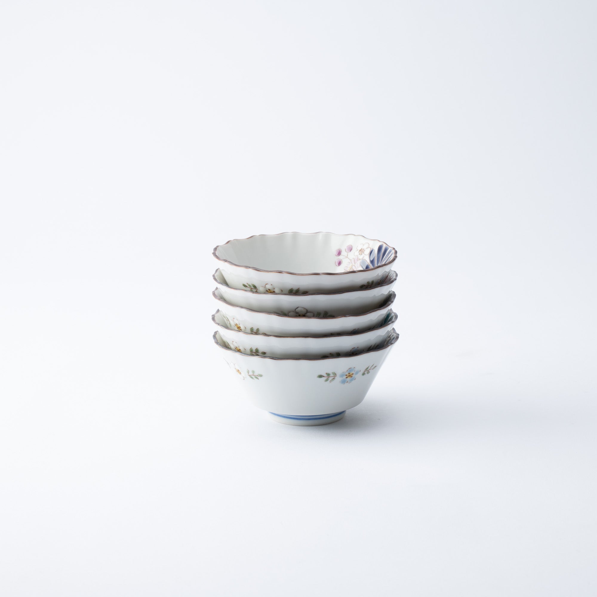 Atelier Yu Brilliant Flower Kutani Kobachi Bowl - MUSUBI KILN - Quality Japanese Tableware and Gift