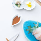 Hiracle Sakura Petals Kutani Sauce Plate Set