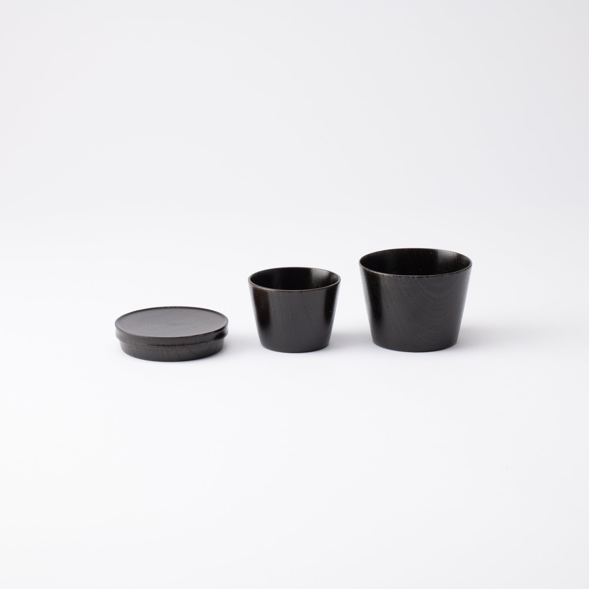 Travel Zelkova Yamanaka Lacquerware Guinomi Sake Cup Set - MUSUBI KILN - Quality Japanese Tableware and Gift